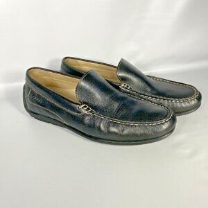 Ecco Leather Black Slip On Loafer Men’s Size 42 / US 9 Model 35517 Casual Shoes